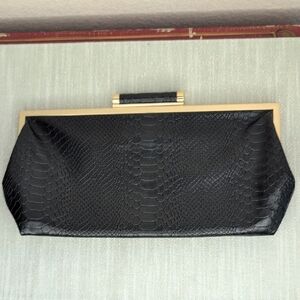 INC International Concepts Black Clutch